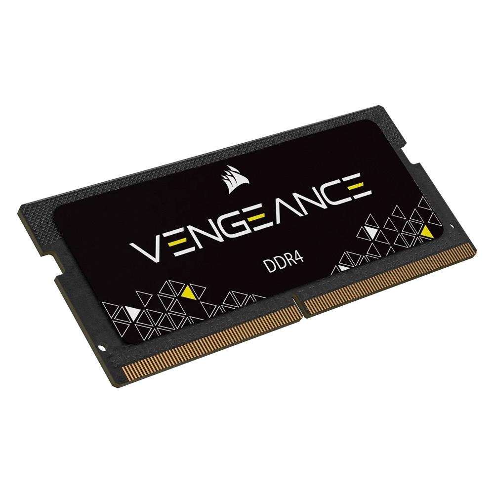 Memória RAM para Notebook Corsair Vengeance Series, 16GB, 3200MHz, DDR4, CL22, Preto - CMSX16GX4M1A3200C22 Memória RAM para Notebook Corsair Vengeance Series, 16GB, 3200MHz, DDR4, CL22, Preto - CMSX16GX4M1A3200C22