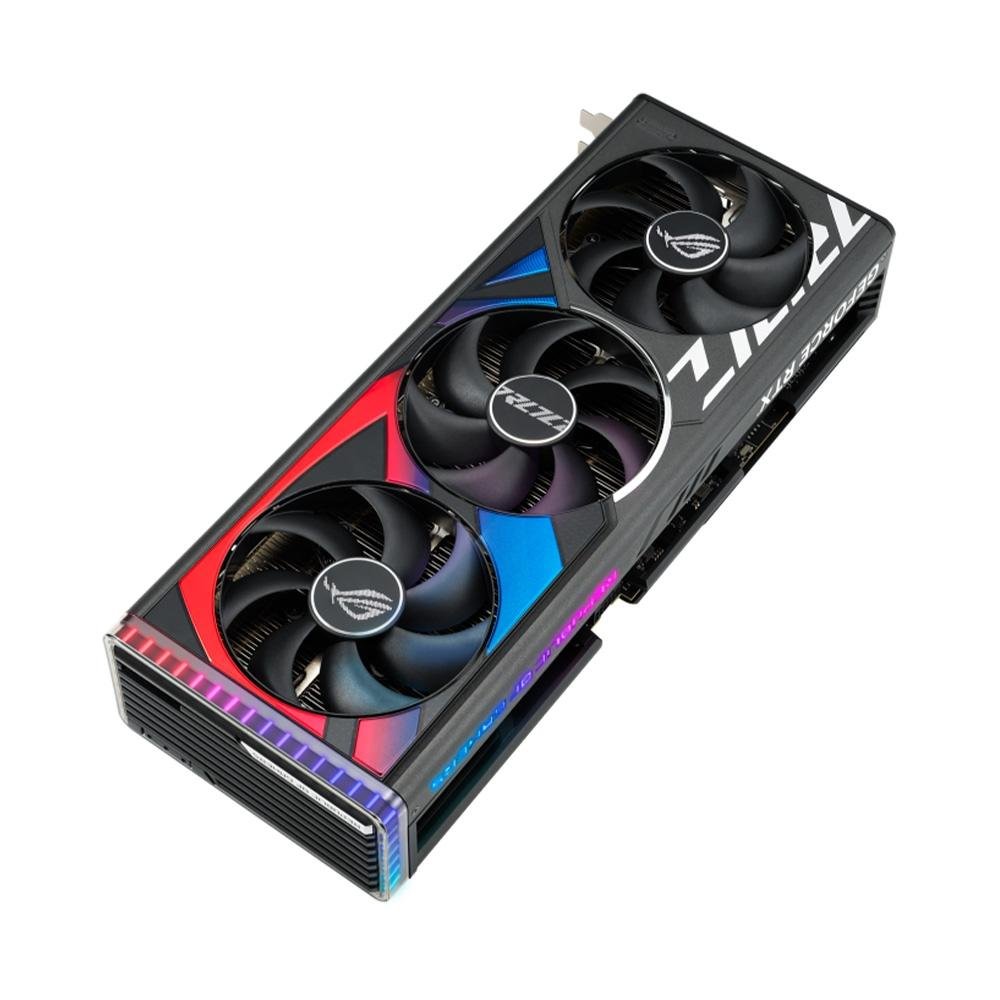 Imagem 3 de 13 do produto Placa de Vídeo RTX 4080 Edition Asus ROG Strix NVIDIA GeForce,16 GB GDDR6X, ARGB, DLSS, Ray Tracing - ROG-STRIX-RTX4080-O16G-GAMING