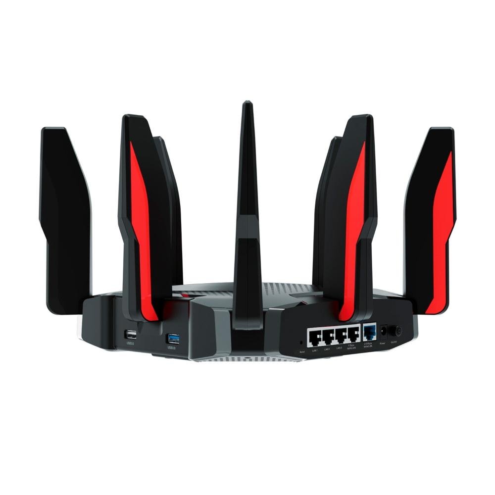 Roteador Gamer TP-Link Archer GX90, AX6579Mbps, WiFi 6, Tri-Band, 8 Antenas - ARCHER GX90 Roteador Gamer TP-Link Archer GX90, AX6579Mbps, WiFi 6, Tri-Band, 8 Antenas - ARCHER GX90