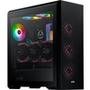 Gabinete Gamer XPG Defender, Mid Tower, E-ATX, Painel e Lateral em Vidro Temperado, 3x Cooler Fan, Preto - 75260192
