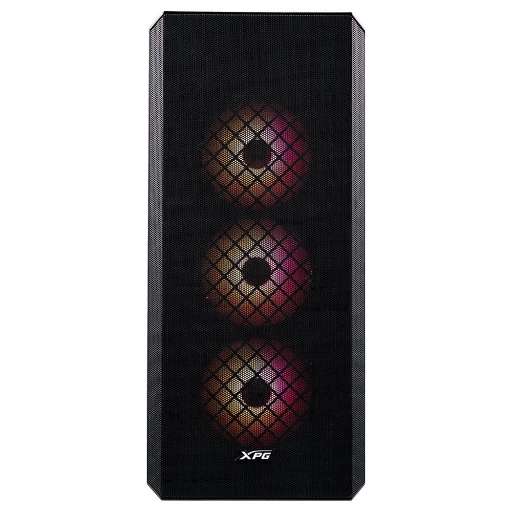 Gabinete Gamer XPG Defender, Mid Tower, E-ATX, Painel e Lateral em Vidro Temperado, 3x Cooler Fan, Preto - 75260192 Gabinete Gamer XPG Defender, Mid Tower, E-ATX, Painel e Lateral em Vidro Temperado, 3x Cooler Fan, Preto - 75260192