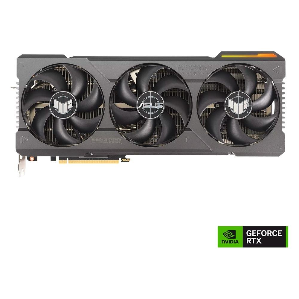 Imagem 2 de 16 do produto Placa de Vídeo RTX 4080 TUF OC Edition Asus NVIDIA GeForce, 16 GB GDDR6X, ARGB, DLSS, Ray Tracing - TUF-RTX4080-O16G-GAMING