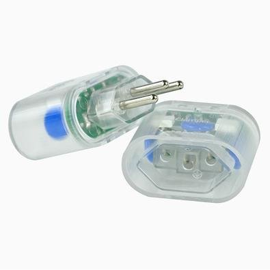 Protetor Contra Surtos Elétricos Clamper Pocket 3 Pinos, Monopolar, Bivolt, Transparente - 028505