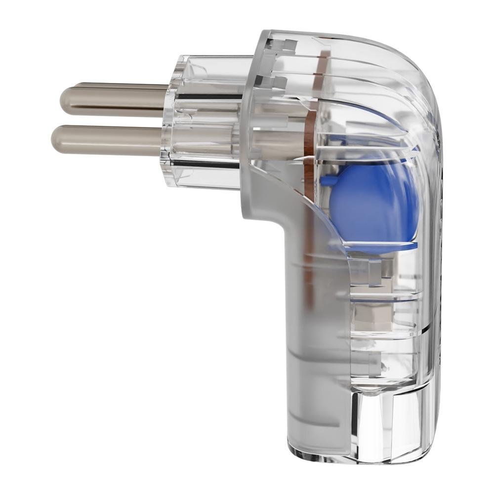 Imagem 2 de 6 do produto Protetor Contra Surtos Elétricos Clamper Pocket Fit 3 Pinos, Monopolar, 10A, Bivolt, Transparente - 15407