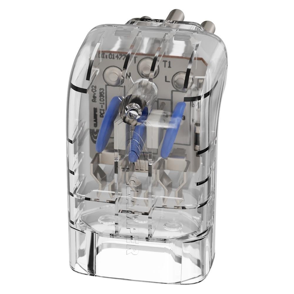 Imagem 6 de 6 do produto Protetor Contra Surtos Elétricos Clamper Pocket Fit 3 Pinos, Monopolar, 10A, Bivolt, Transparente - 15407