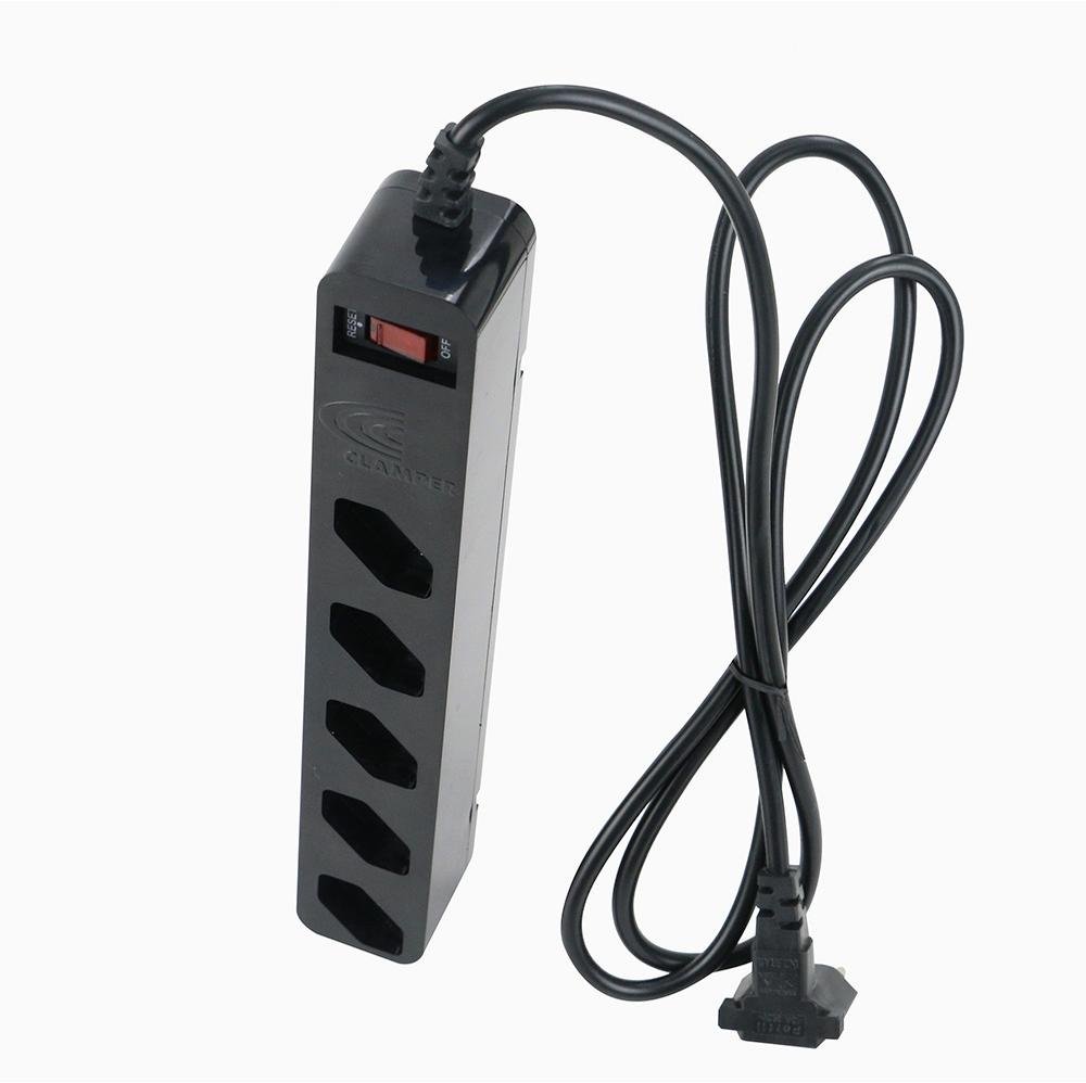 Filtro de Linha + DPS iClamper Energia 5, 5 Tomadas, Bivolt, Preto - 23459
