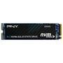 SSD PNY CS1031, 500GB, M.2 2280 PCIe Gen3x4, NVMe 1.4, Leitura: 2200 MB/s e Gravação: 1200 MB/s, Preto - M280CS1031-500-CL