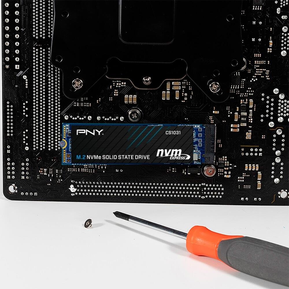 Imagem 4 de 4 do produto SSD PNY CS1031 2 TB, M.2 2280 PCIe Gen3x4, NVMe 1.4, Leitura: 2400 MB/s e Gravação: 1750 MB/s, Preto - M280CS1031-2TB-CL