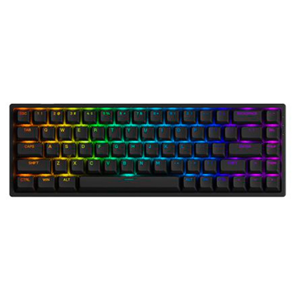 Teclado Mecânico Akko 3068S Shine Through, RGB, USB, Preto - 6925758619387