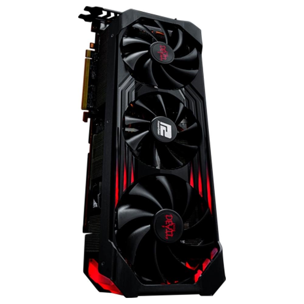 RX6950XT 16GB PowerColor RED DEVIL 元箱付 Placa de Vídeo Power Color Red Devil AMD Radeon RX 6950 XT, 16 GB