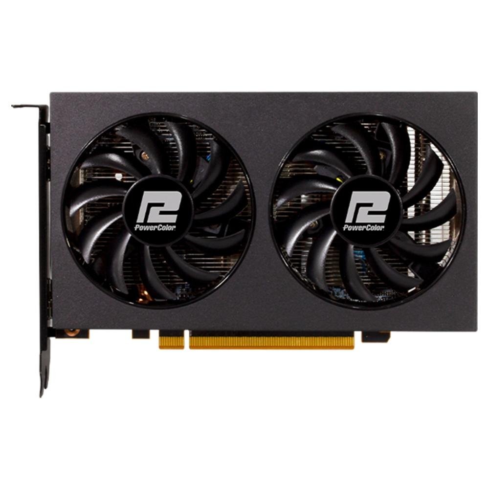 Placa de Vídeo Power Color Fighter AMD Radeon RX 6500 XT, 4 GB GDDR6, Ray Tracing - AXRX 6500XT 4GBD6-DH/OC