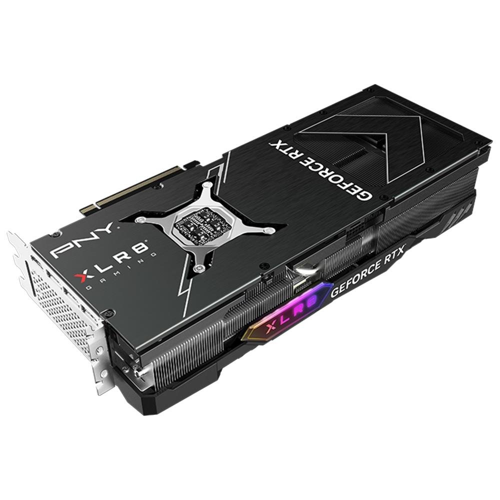 Imagem 9 de 12 do produto Placa de Vídeo PNY GeForce RTX 4090 XLR8 Gaming Verto Epic-x NVIDIA GeForce RGB, 24 GB GDDR6X, DLSS, Ray Tracing - VCG409024TFXXPB1-O