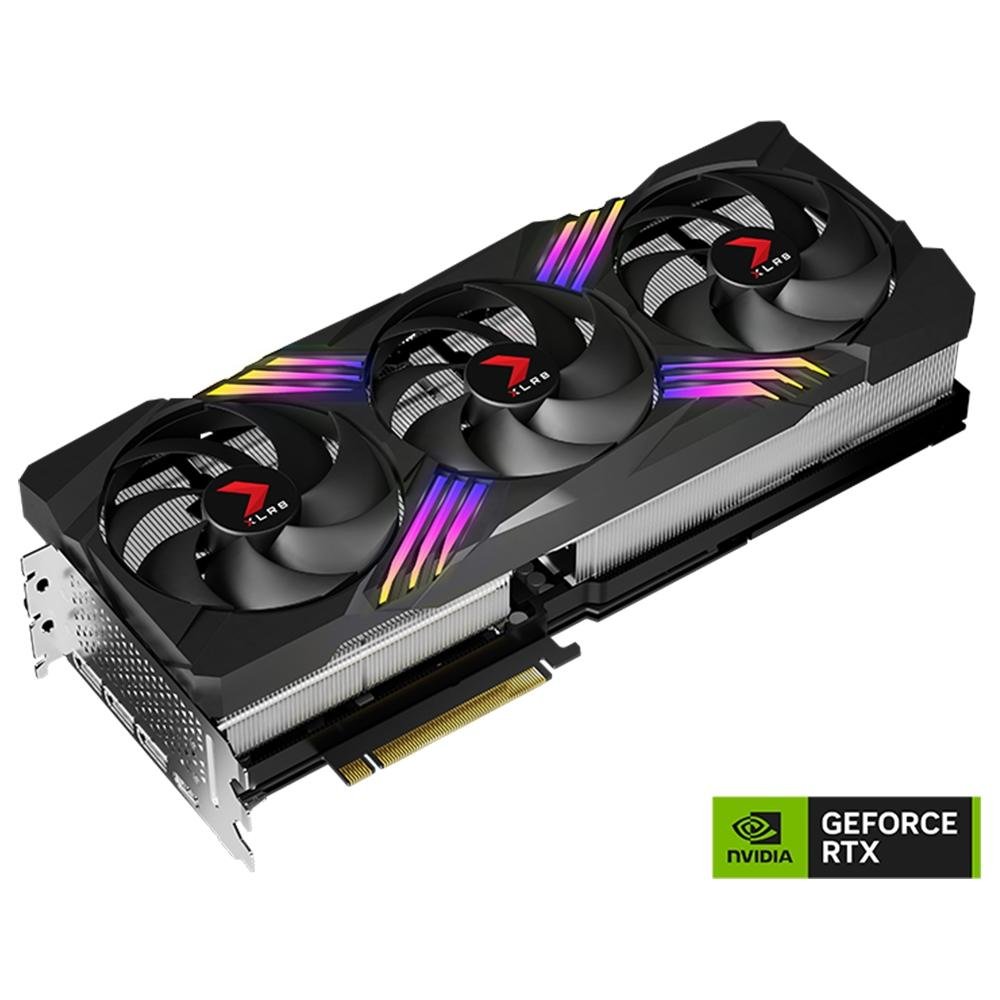 Placa de Vídeo PNY GeForce RTX 4090 XLR8 Gaming Verto Epic-x NVIDIA GeForce RGB, 24 GB GDDR6X, DLSS, Ray Tracing - VCG409024TFXXPB1-O Placa de Vídeo PNY GeForce RTX 4090 XLR8 Gaming Verto Epic-x NVIDIA GeForce RGB, 24 GB GDDR6X, DLSS, Ray Tracing - VCG409024TFXXPB1-O
