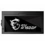 Fonte MSI MPG A750GF, 750W, 80 Plus Gold, Modular, PFC Ativo, Bivolt, Preto - 306-7ZP0B22-CE0