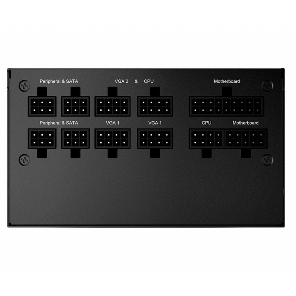 Fonte MSI MPG A750GF, 750W, 80 Plus Gold, Modular, PFC Ativo, Bivolt, Preto - 306-7ZP0B22-CE0