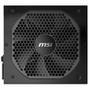 Fonte MSI MPG A750GF, 750W, 80 Plus Gold, Modular, PFC Ativo, Bivolt, Preto - 306-7ZP0B22-CE0