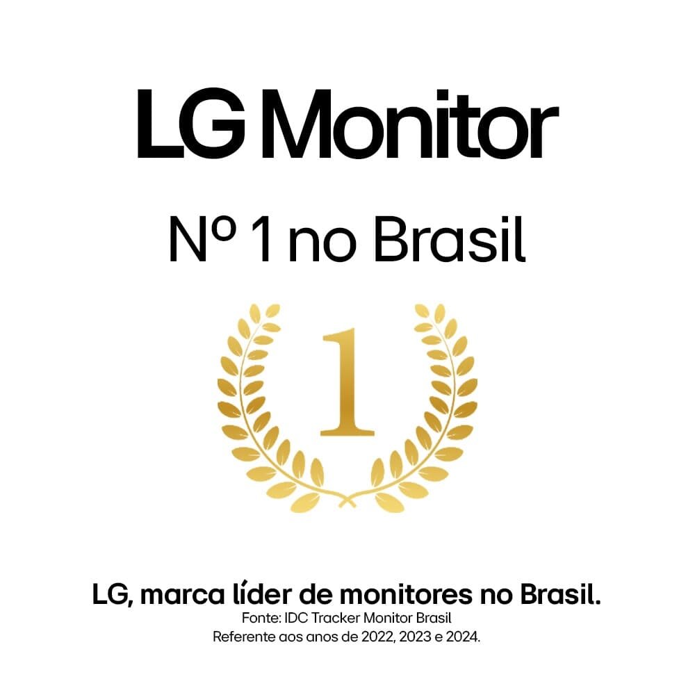 Monitor LG 21,5", FHD, 75Hz, 5ms, VA, HDMI e VGA, FreeSync, Ajuste de Inclinação - 22MP410-B