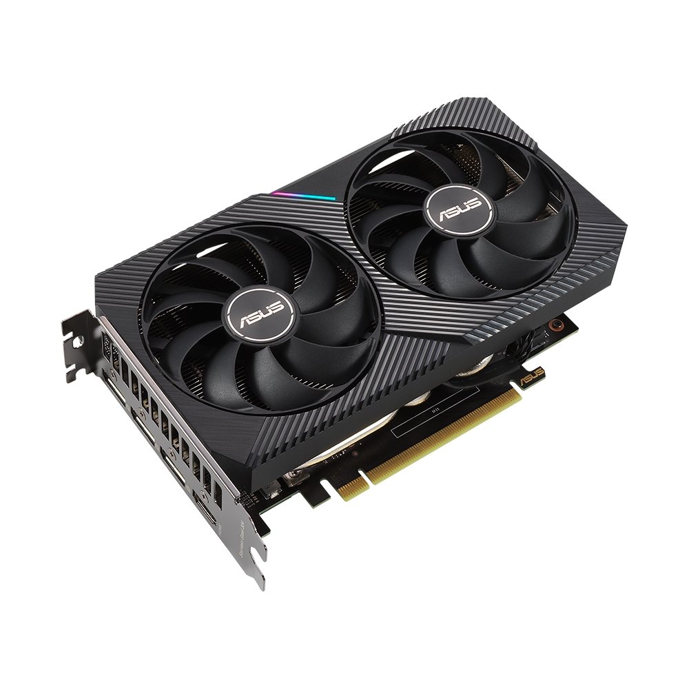 Placa de Vídeo RTX 3060 OC Edition Asus Dual GeForce, 8 GB GDDR6, DLSS, Ray Tracing - DUAL-RTX3060-O8G