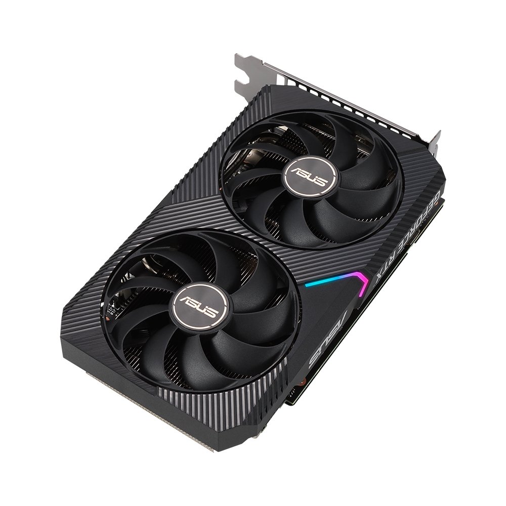 Placa de Vídeo RTX 3060 OC Edition Asus Dual GeForce, 8 GB GDDR6, DLSS, Ray Tracing - DUAL-RTX3060-O8G