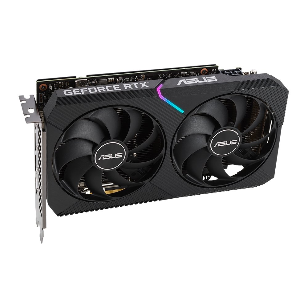 Imagem 8 de 17 do produto Placa de Vídeo RTX 3060 OC Edition Asus Dual GeForce, 8 GB GDDR6, DLSS, Ray Tracing - DUAL-RTX3060-O8G