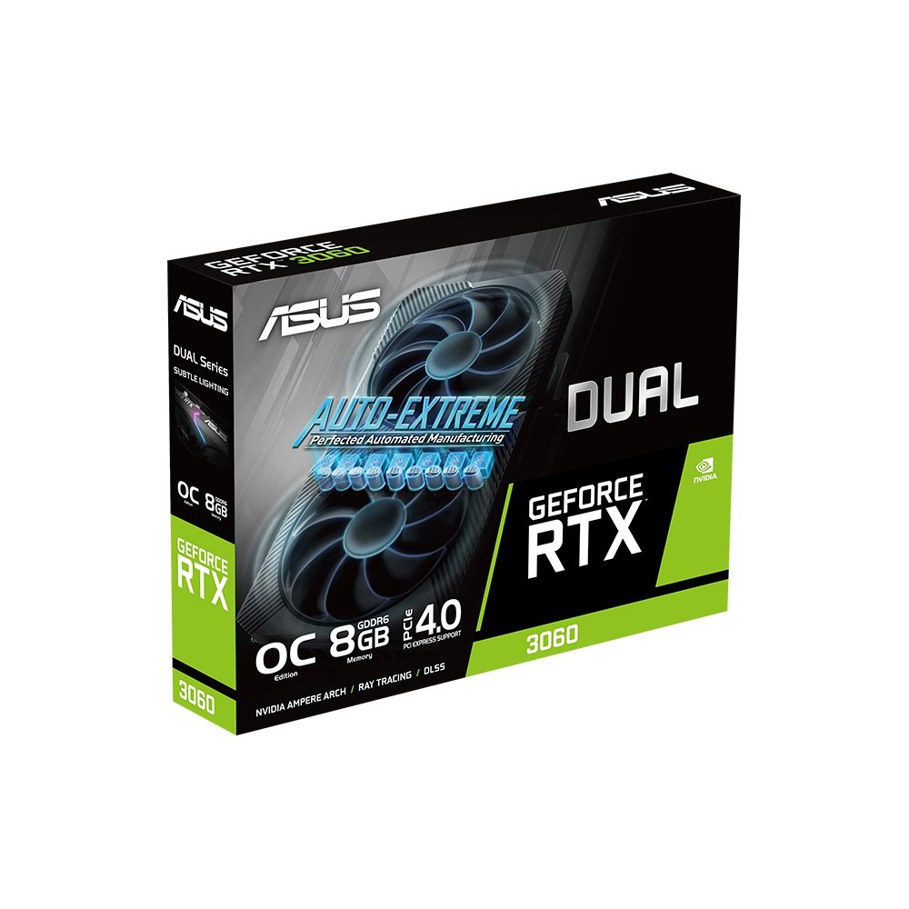 Imagem 15 de 17 do produto Placa de Vídeo RTX 3060 OC Edition Asus Dual GeForce, 8 GB GDDR6, DLSS, Ray Tracing - DUAL-RTX3060-O8G