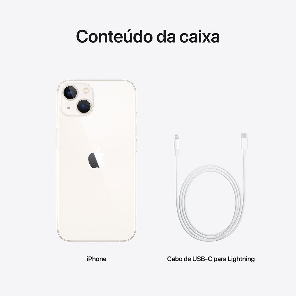 Iphone 13 Apple 256GB Estelar, Tela 6.1, Câmera Dupla 12MP + Selfie 12MP - MLQ73BR/A - view 5