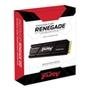 SSD Kingston Fury Renegade, 4TB, M.2 2280, PCIe 4.0 x4, NVMe, Leitura: 7300 MB/s, Gravação: 7000 MB/s, com Dissipador, Compatível com PS5 - SFYRDK/4000G