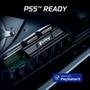 SSD Kingston Fury Renegade, 4TB, M.2 2280, PCIe 4.0 x4, NVMe, Leitura: 7300 MB/s, Gravação: 7000 MB/s, com Dissipador, Compatível com PS5 - SFYRDK/4000G