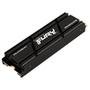 SSD Kingston Fury Renegade, 4TB, M.2 2280, PCIe 4.0 x4, NVMe, Leitura: 7300 MB/s, Gravação: 7000 MB/s, com Dissipador, Compatível com PS5 - SFYRDK/4000G