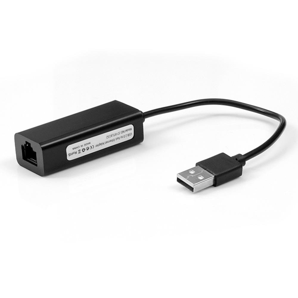 Imagem 3 de 4 do produto Adaptador USB 2.0 para RJ45 Plus Cable, 20 Centímetros - ADP-USBLAN100BK