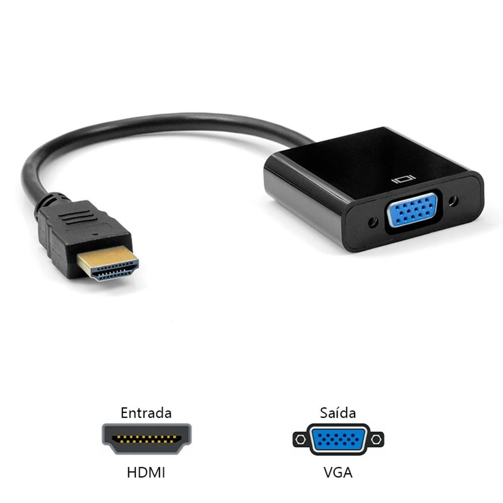 Cabo Adaptador HDMI para VGA Plus Cable, 10 Centímetros - ADP-( Balão.info - foto 3