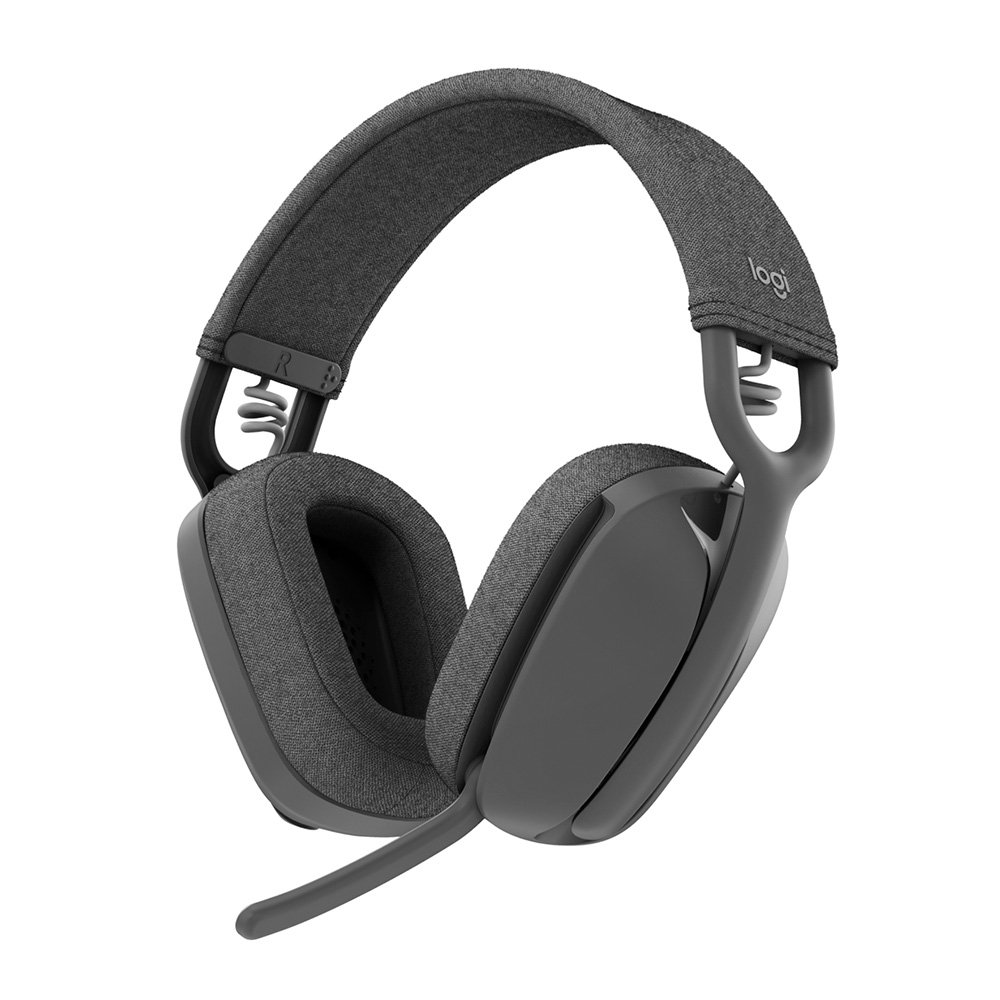 Headset Sem Fio Logitech Zone Vibe 100, Drivers 40 mm, USB, Bluetooth, PC, Mobile, Grafite - 981-001214