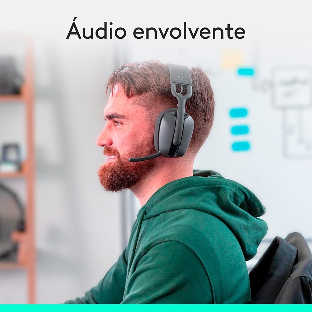 Headset Sem Fio ( Balão.info) Zone Vibe 100, Drivers 40 mm, USB, Bluetooth, PC, Mobile, Grafite - 981-( Balão.info - foto 4