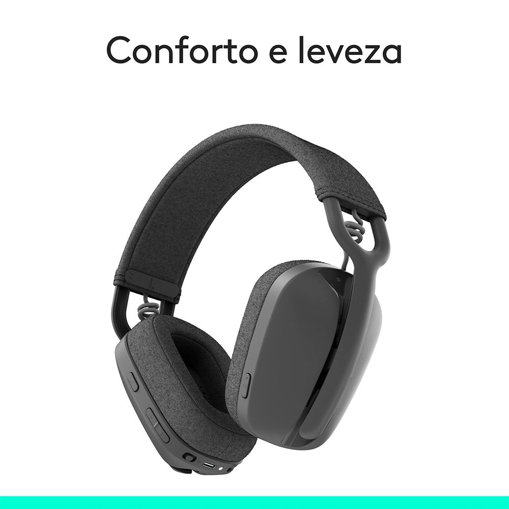 Headset Sem Fio ( Balão.info) Zone Vibe 100, Drivers 40 mm, USB, Bluetooth, PC, Mobile, Grafite - 981-( Balão.info - foto 7