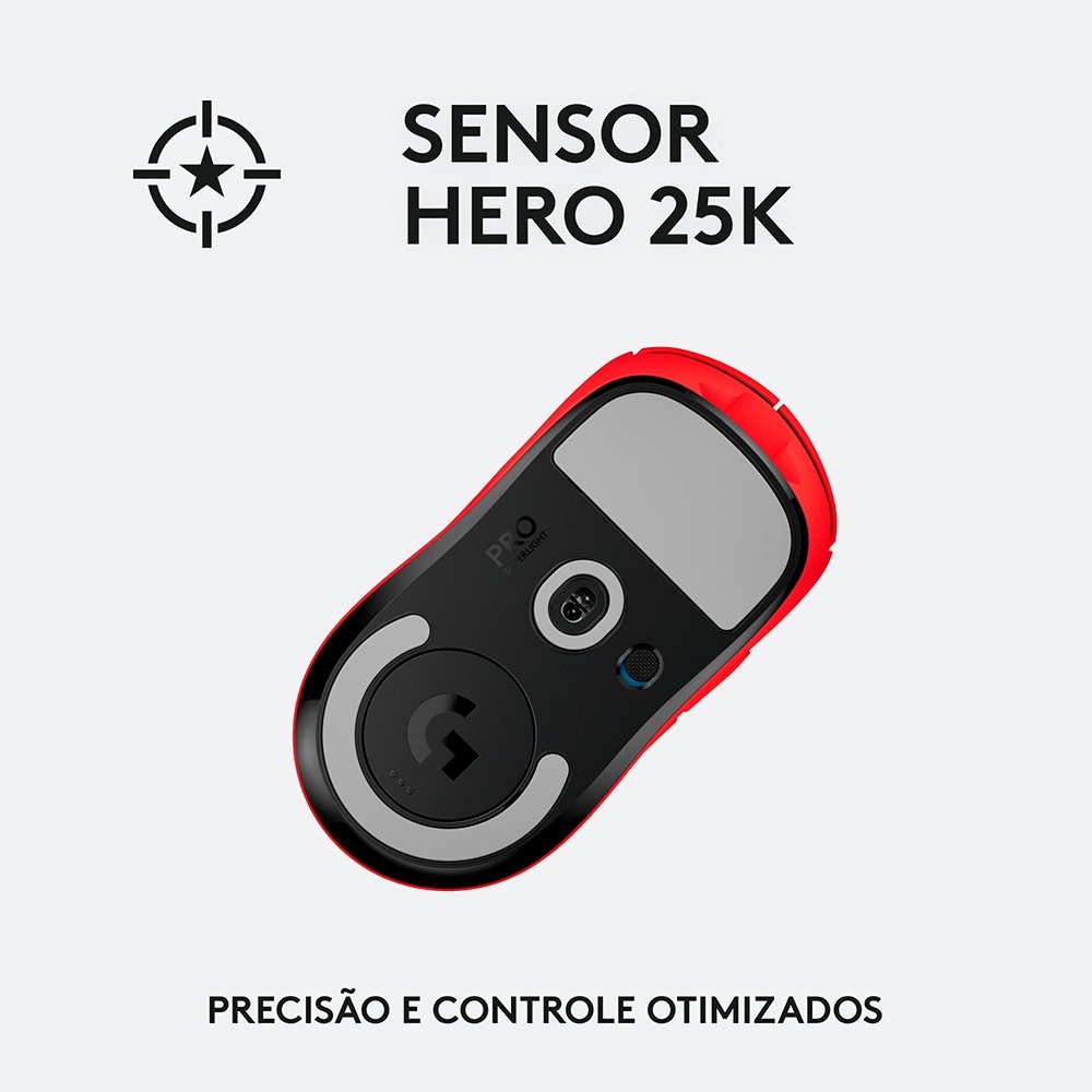 Mouse Gamer Sem Fio ( Balão.info) DPI, 5 Botões, USB, Vermelho - 910-( Balão.info - foto 8