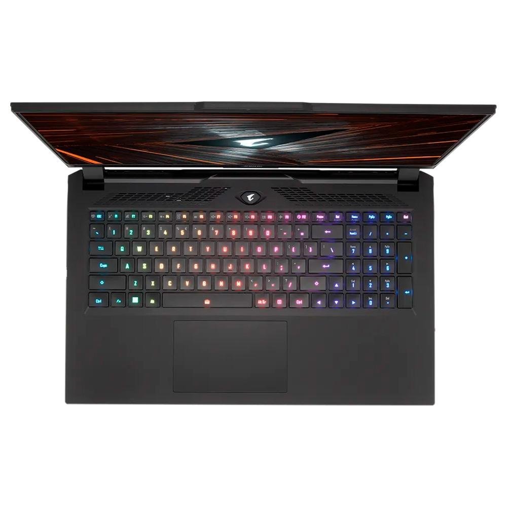 Imagem 2 de 5 do produto Notebook Gamer Gigabyte Aorus 17 XE4 Intel Core i7-12700H, 8GB RAM, RTX 3070Ti, 1TB SSD, 17.3", Win 11 Home, Cinza - AORUS17XE4-73BR514SH