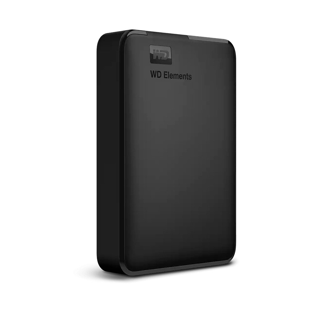 外付けハードディスク・ドライブ WD Elements 5TB HD Externo 5TB WD Elements Portátil, USB 3.0, Antichoque, Preto