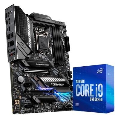 Processador Intel Core i9-10900KF, LGA 1200 + Placa-mãe MSI MAG