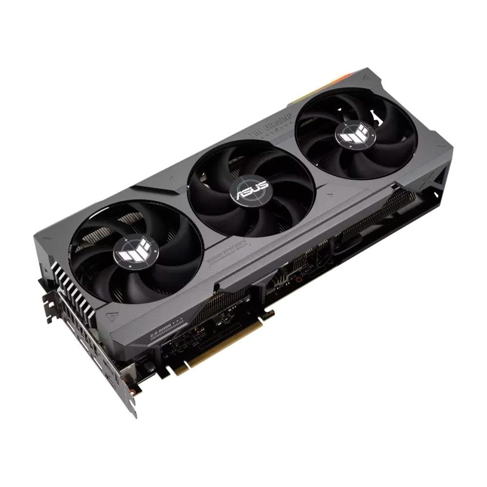 Placa de Vídeo RTX 4090 Asus TUF Gaming NVIDIA GeForce, 24GB, GDDR6X, ARGB, DLSS, Ray Tracing - TUF-RTX4090-24G-GAMING Placa de Vídeo RTX 4090 Asus TUF Gaming NVIDIA GeForce, 24GB, GDDR6X, ARGB, DLSS, Ray Tracing - TUF-RTX4090-24G-GAMING