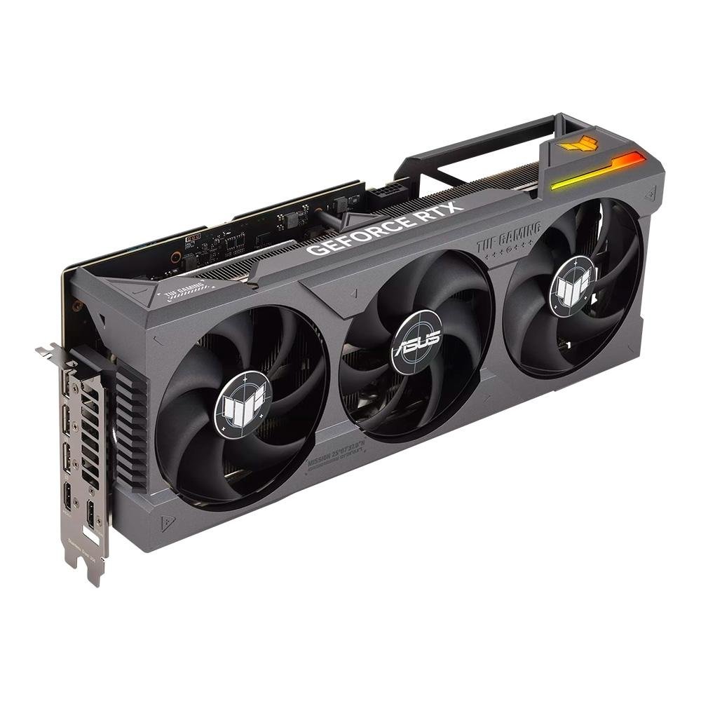 Placa de Vídeo RTX 4090 Asus TUF Gaming NVIDIA GeForce, 24GB, GDDR6X, ARGB, DLSS, Ray Tracing - TUF-RTX4090-24G-GAMING Placa de Vídeo RTX 4090 Asus TUF Gaming NVIDIA GeForce, 24GB, GDDR6X, ARGB, DLSS, Ray Tracing - TUF-RTX4090-24G-GAMING