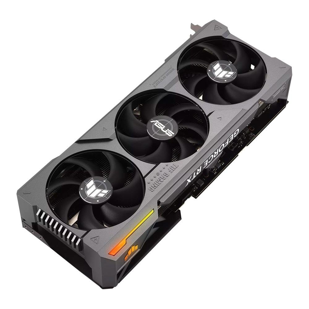 Placa de Vídeo RTX 4090 Asus TUF Gaming NVIDIA GeForce, 24GB, GDDR6X, ARGB, DLSS, Ray Tracing - TUF-RTX4090-24G-GAMING Placa de Vídeo RTX 4090 Asus TUF Gaming NVIDIA GeForce, 24GB, GDDR6X, ARGB, DLSS, Ray Tracing - TUF-RTX4090-24G-GAMING