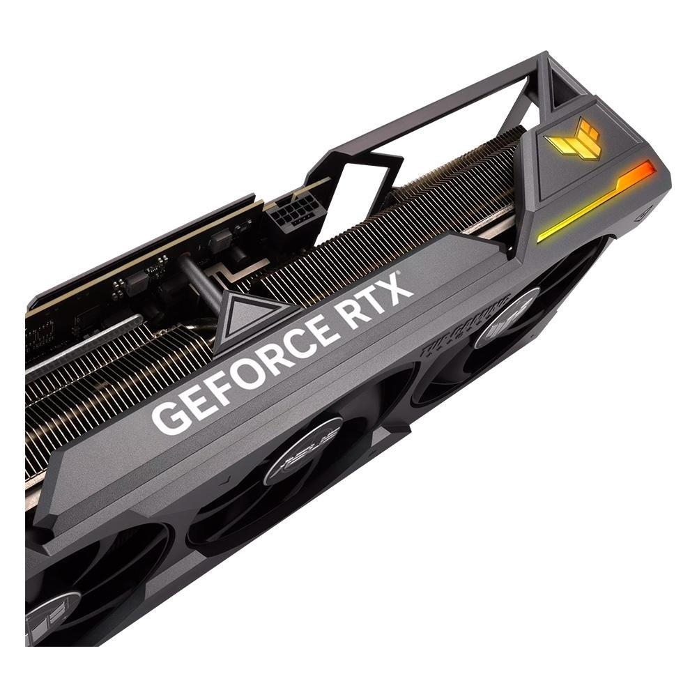 Imagem 9 de 12 do produto Placa de Vídeo RTX 4090 Asus TUF Gaming NVIDIA GeForce, 24GB, GDDR6X, ARGB, DLSS, Ray Tracing - TUF-RTX4090-24G-GAMING