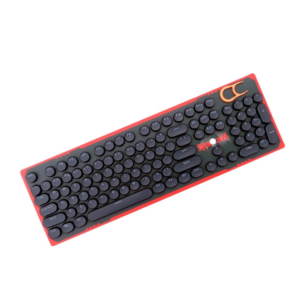 Teclas Redragon para Teclado Mecânico, A106 Retrô Double Shot, 104 Peças, ANSI, Preto - A106 Teclas Redragon para Teclado Mecânico, A106 Retrô Double Shot, 104 Peças, ANSI, Preto - A106