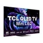 Smart TV 65 Polegadas TCL QLED 4K UHD Mini LED, HDMI, BlueTooth, USB, Wifi, FreeSync, Google TV - 65C835