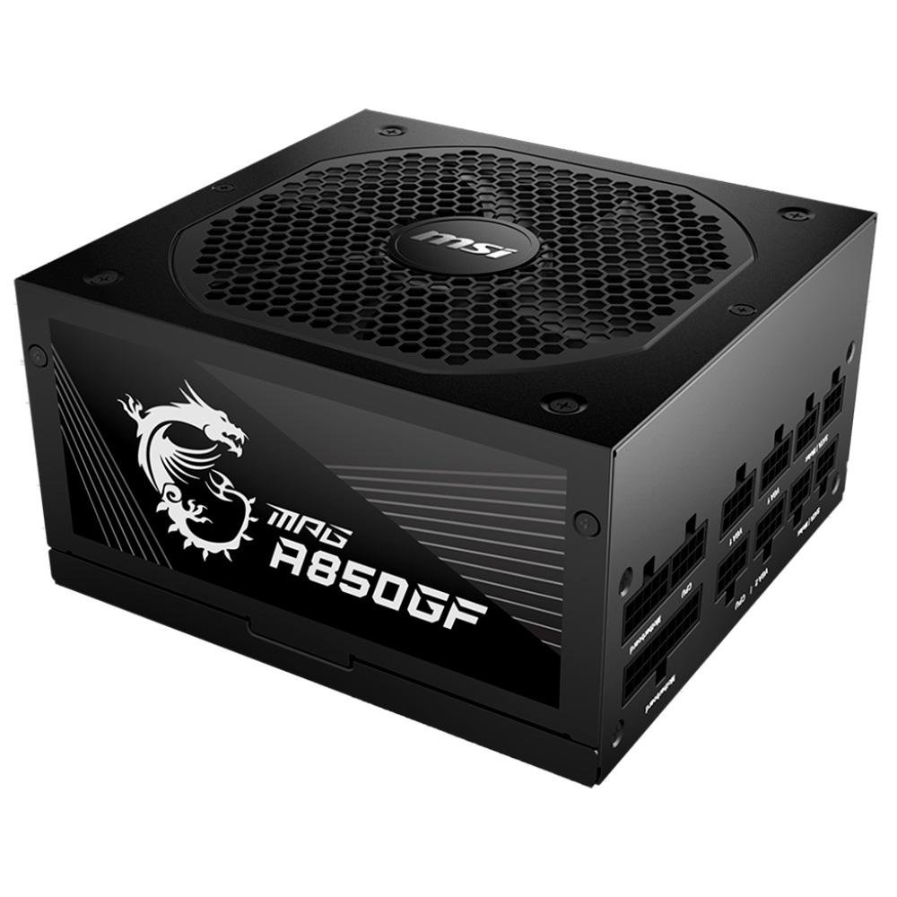 msi 850W 電源ユニット　MPG A850GF Fonte MSI MPG A850GF, 850W Full Modular | KaBuM!