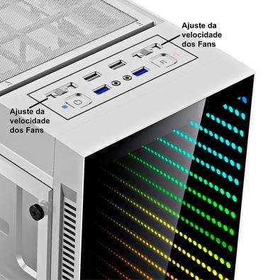 GABINETE GAMEMAX INFINIT M908TR-BK RGB - R2 Computadores