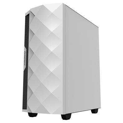 Gabinete Gamer Gamemax Diamond 361-W, Mid Tower, ARGB, ATX, Lateral em  Vidro Temperado, 1x Cooler Fan RGB, Branco - 361-W - Faz a Boa!