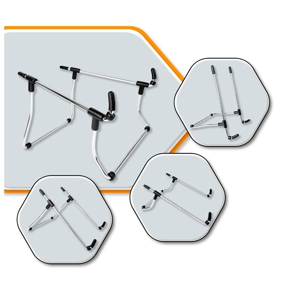 Imagem 4 de 5 do produto Suporte para Notebook Reliza Steel, Múltiplas Opções de Inclinação, Cromado - 9617