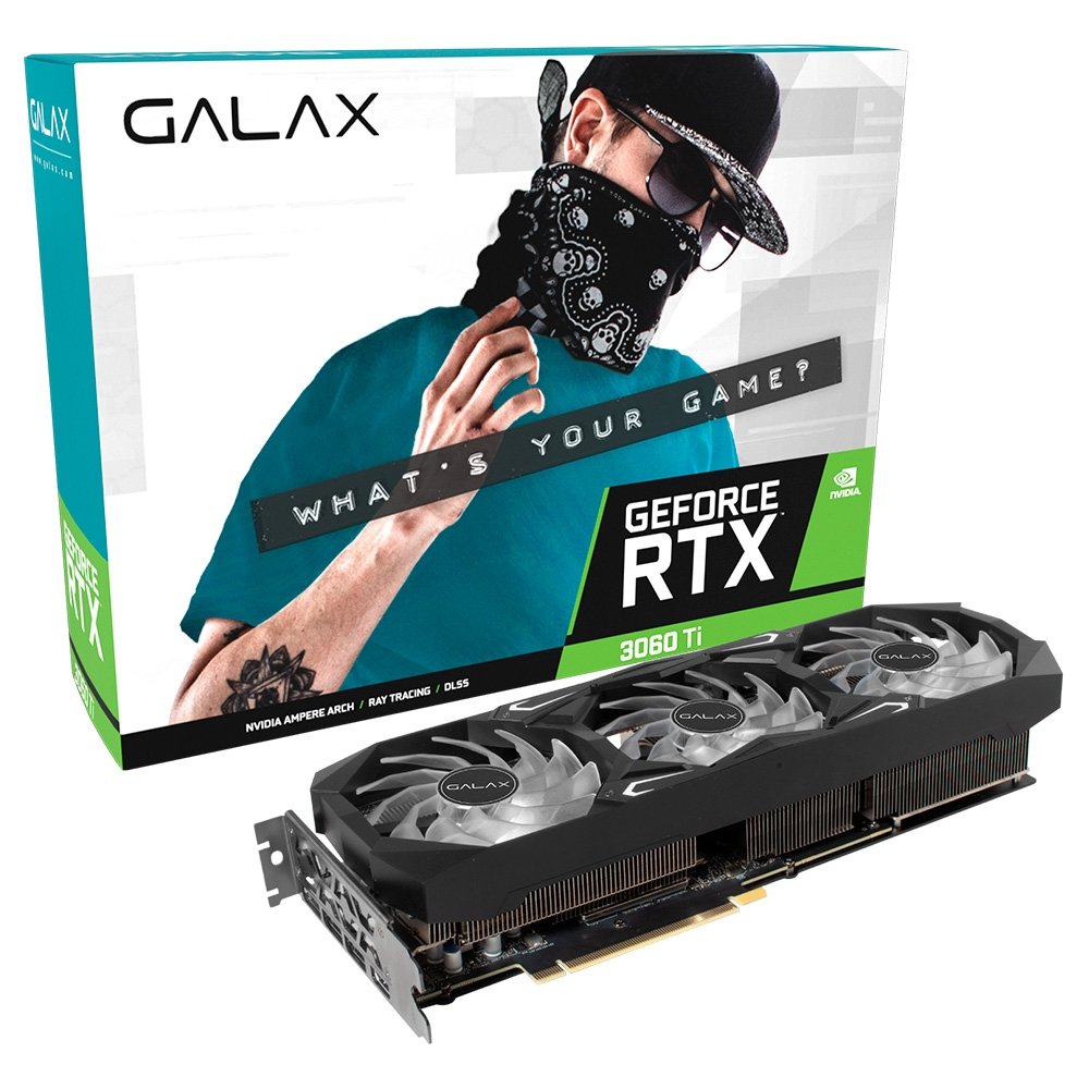 Placa de Vídeo RTX 3060 Ti Plus SG Galax | KaBuM!