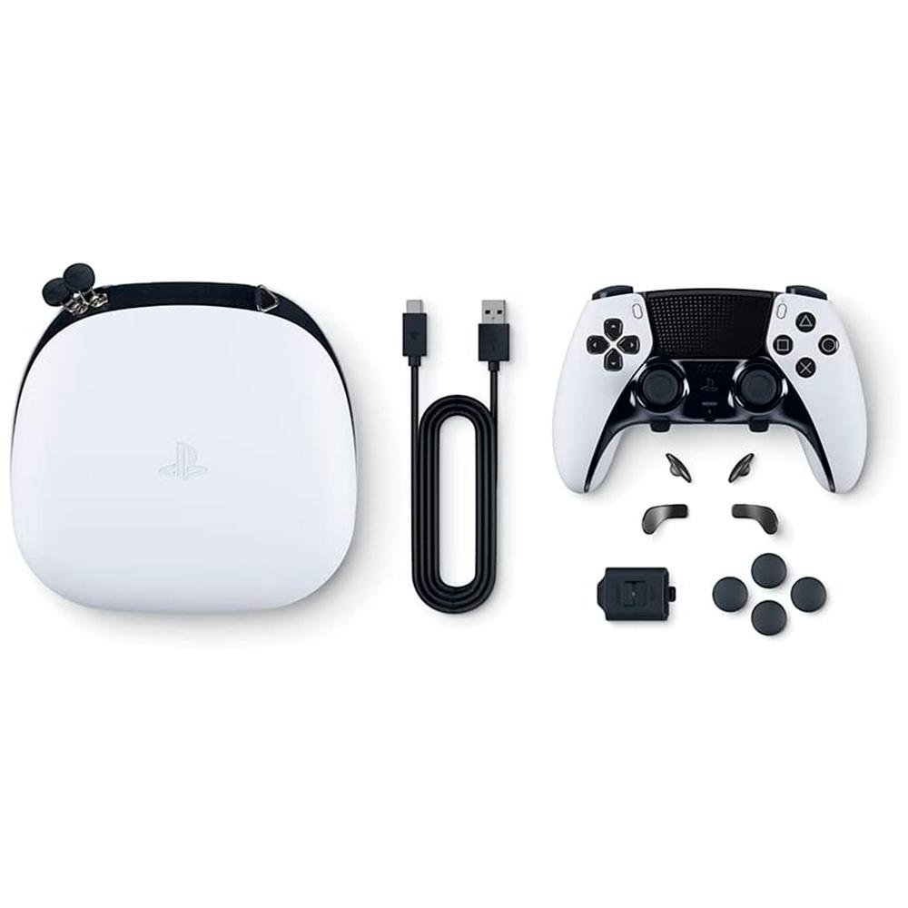 Controle Sony Dualsense Edge PS5, Sem Fio, Preto e Branco - CFI-ZCP1WY